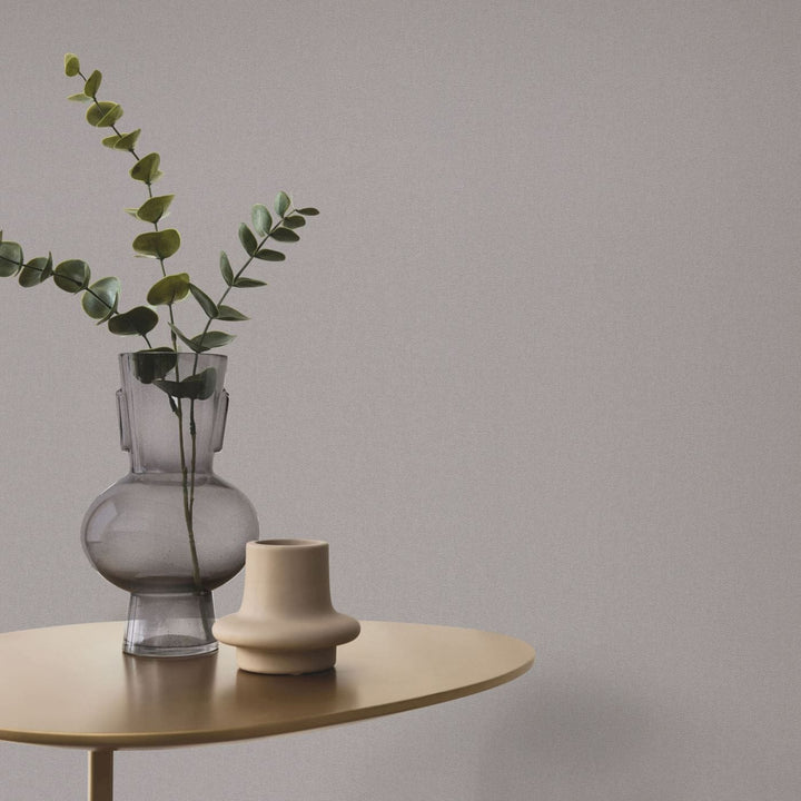 1.06x10m, Plain wallpapers with matt texture, cream - 1414043