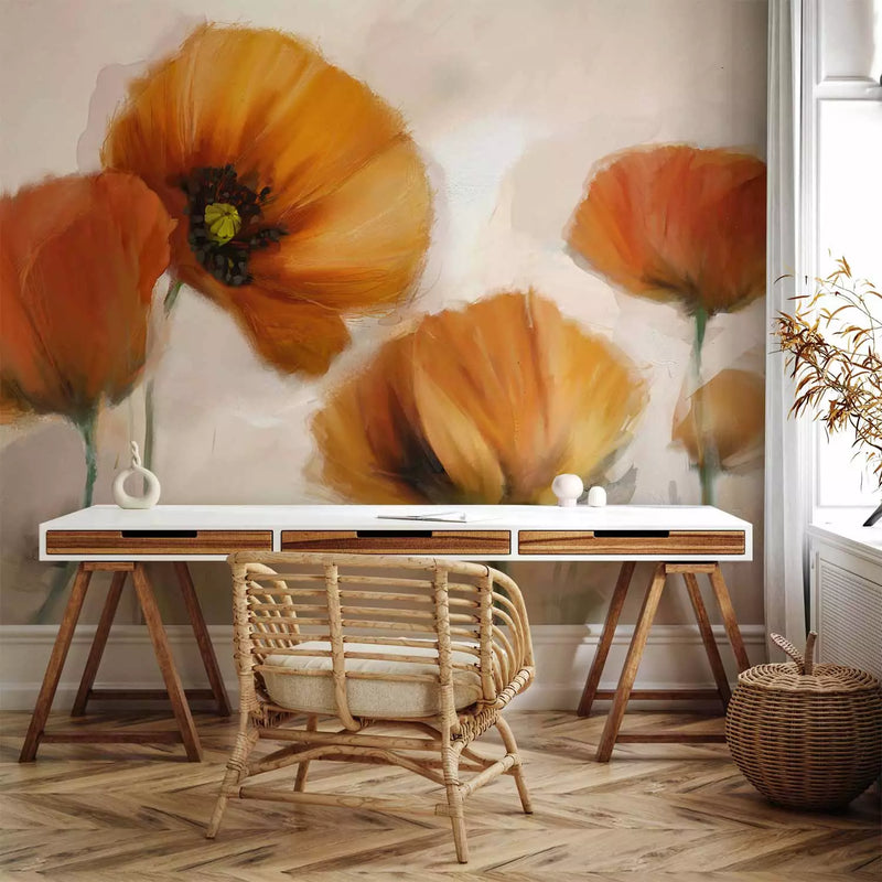 Fototapeet - Poppies vintage, 60411