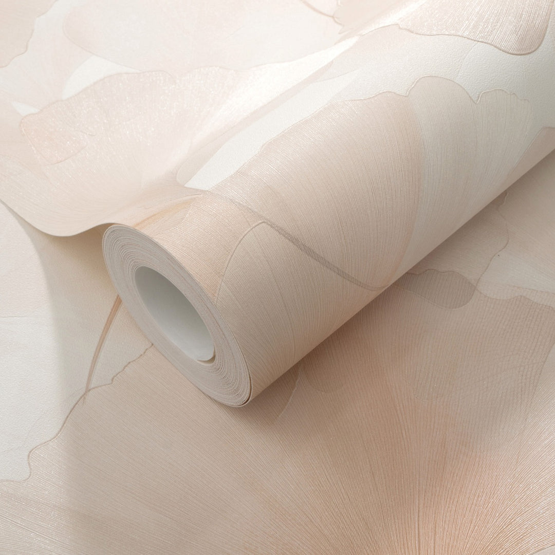 Tapetai su smulkiais ginkmedžio lapais, ERISMANN, rožinė - 3774735