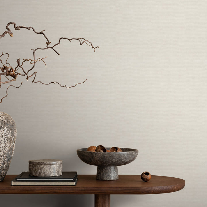 Vienspalviai tapetai ERISMANN su elegantišku blizgesiu, kreminės spalvos - 3775422