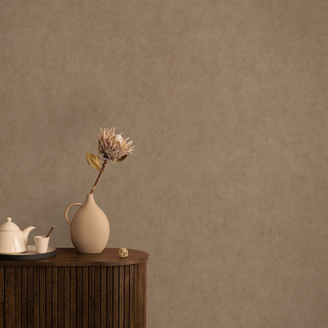 Vienspalviai tapetai ERISMANN su elegantišku blizgesiu, aukso spalvos - 3775442