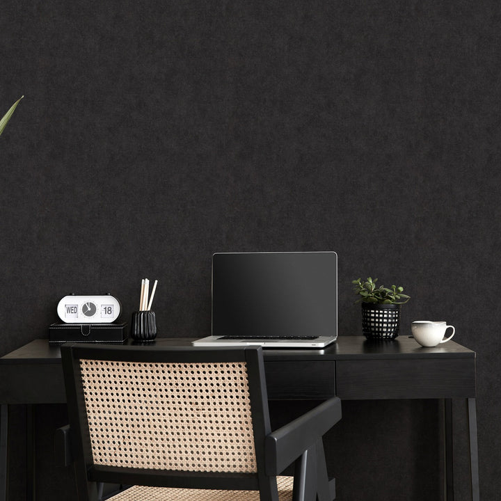 Vienspalviai tapetai ERISMANN su elegantišku blizgesiu, tamsus - 3775463