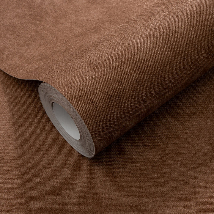 Vienspalviai tapetai ERISMANN su elegantišku blizgesiu, varinis - 3775464