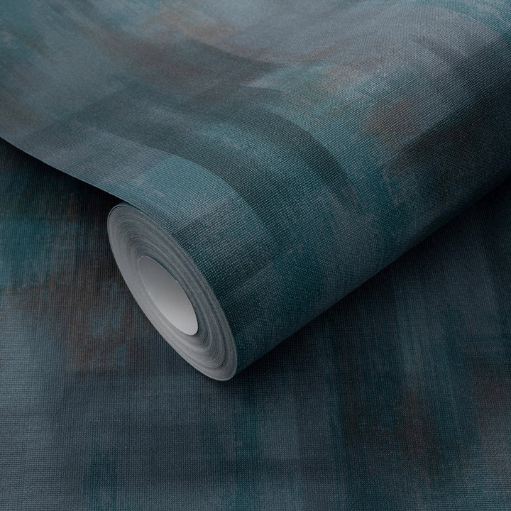 Minimalistiniai tamsiai mėlynos spalvos tapetai, ERISMANN - 3776710