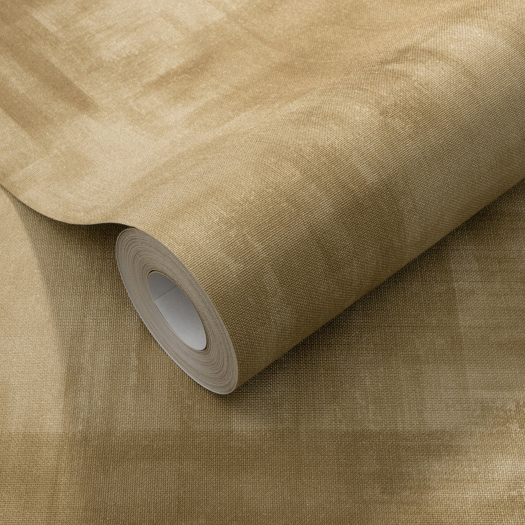 Minimalistiniai aukso spalvos tapetai su subtiliu blizgesio efektu - 3776736