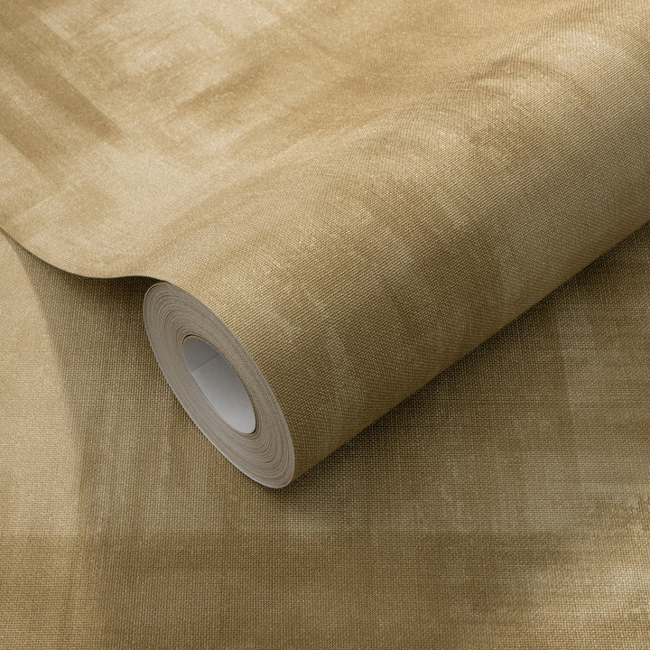 Minimalistiniai aukso spalvos tapetai su subtiliu blizgesio efektu - 3776736