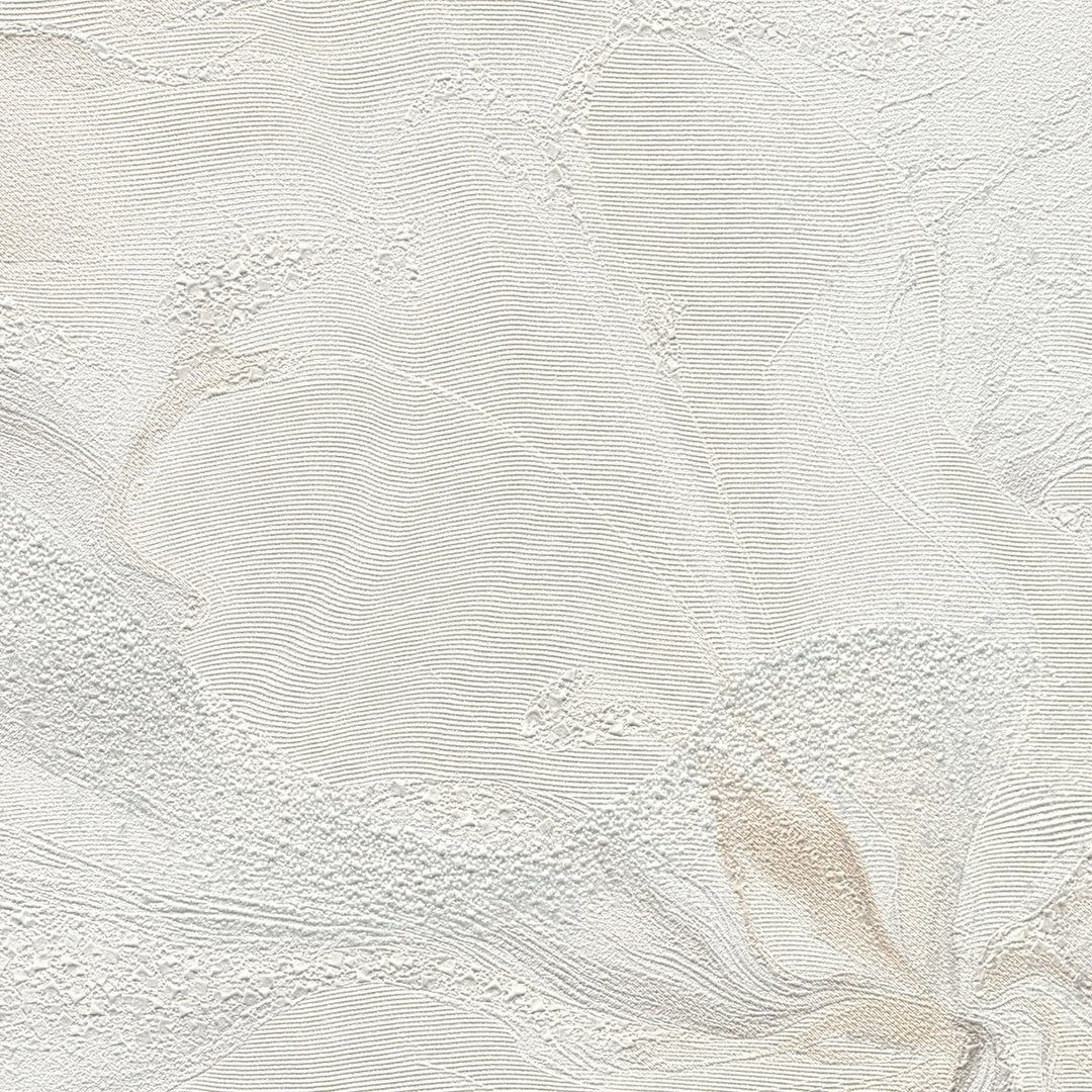 Tapetai su organiniais marmuro sūkuriais ir blizgiu efektu, šviesiai pilki/balti - 4005412