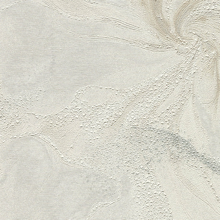 Tapetti orgaanisilla marmoripyörteillä ja kiiltävällä efektillä, kerma - 4005426