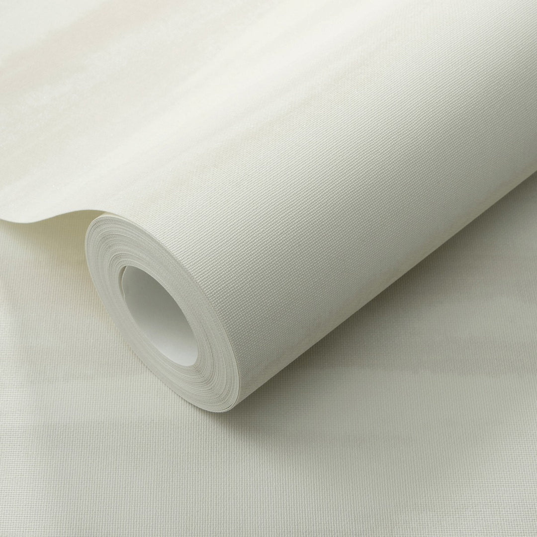 Kreminės spalvos tapetai su subtilia banguota tekstūra - 4005556