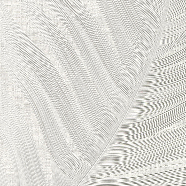 Tapetti suurilla lehdillä, ERISMANN, vaaleanharmaa - 4005757