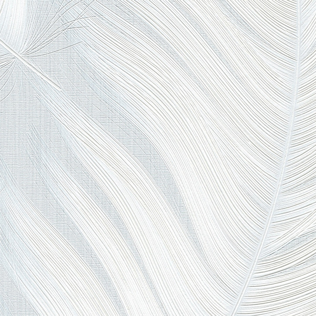 Tapetti suurilla lehdillä, ERISMANN, vaaleansininen ja valkoinen - 4005773