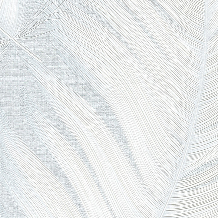 Tapetti suurilla lehdillä, ERISMANN, vaaleansininen ja valkoinen - 4005773