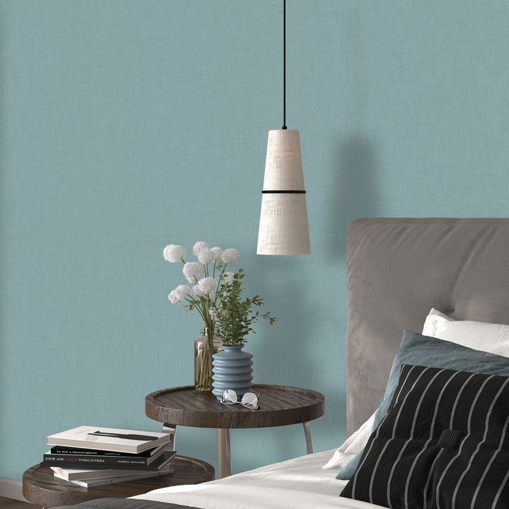 Yksivärinen tapetti ERISMANN tyylikäs kiiltävä tummansininen - 4012324