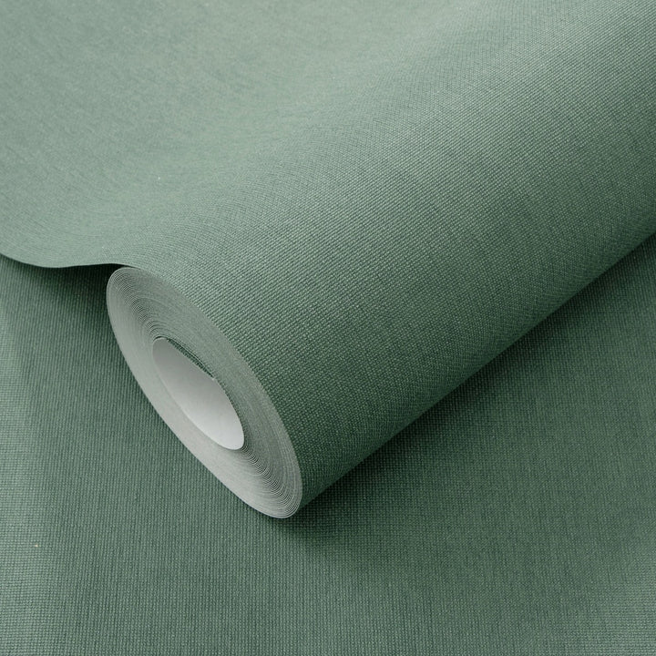 Yksivärinen tapetti ERISMANN tyylikäs kiiltävä tummanvihreä - 4012336