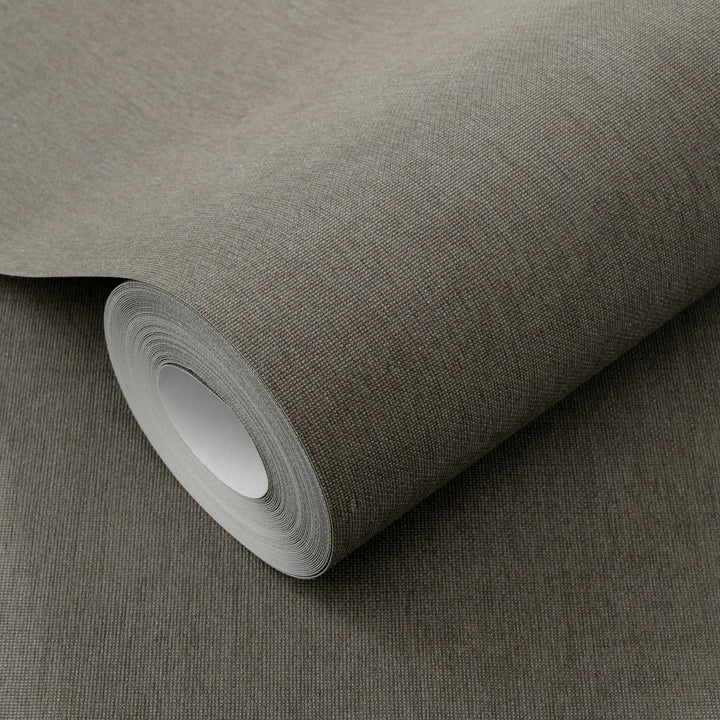 Yksivärinen tapetti ERISMANN tyylikäs kiiltävä tummanruskea - 4012356