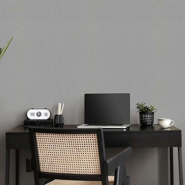 Yksivärinen tapetti ERISMANN tyylikäs kiiltävä taupe - 4012361