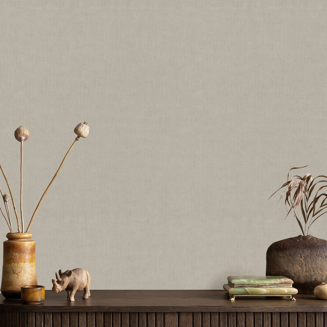 Vienspalviai tapetai ERISMANN elegantiško blizgesio šviesiai rudų atspalvių - 4012362