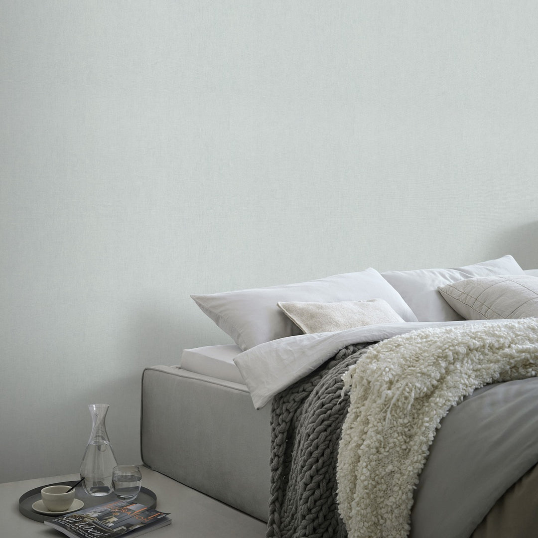 Vienspalviai tapetai ERISMANN su elegantišku blizgesiu, šviesiai mėlynos spalvos - 4012367