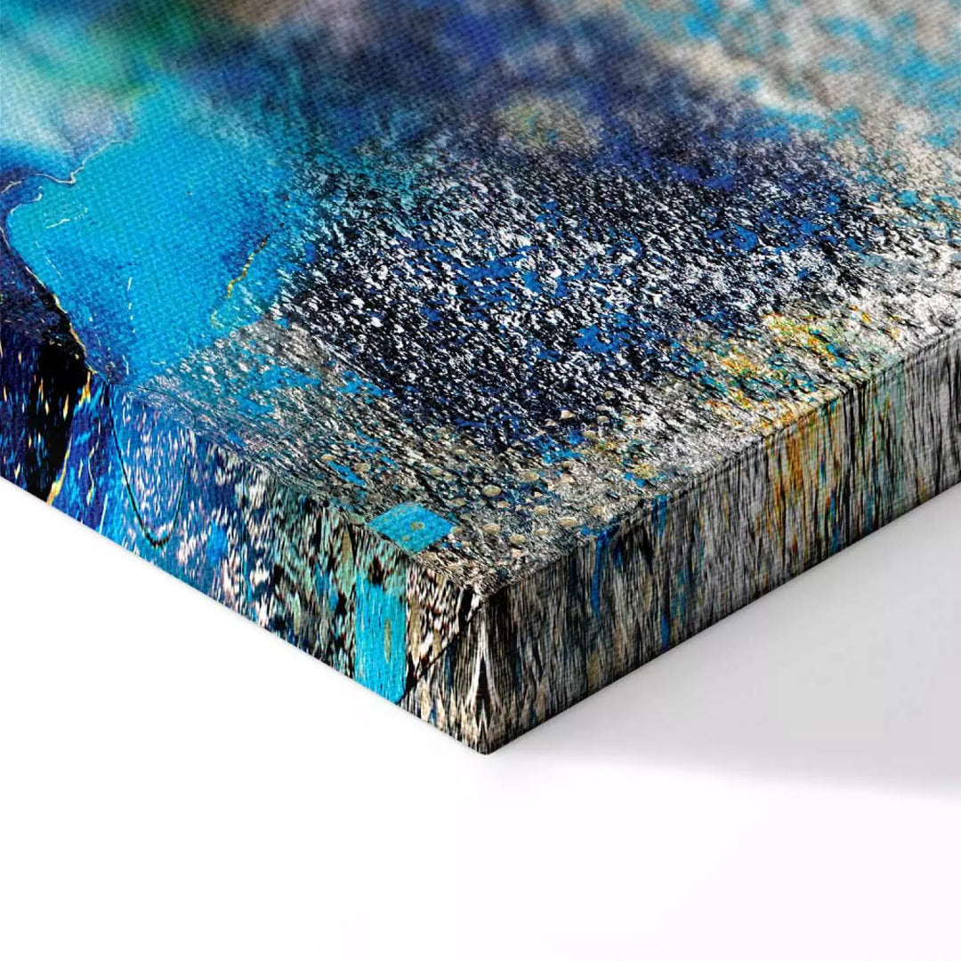 Kanva ar abstrakciju zilā krādā - Manas domas (x 1), 127475