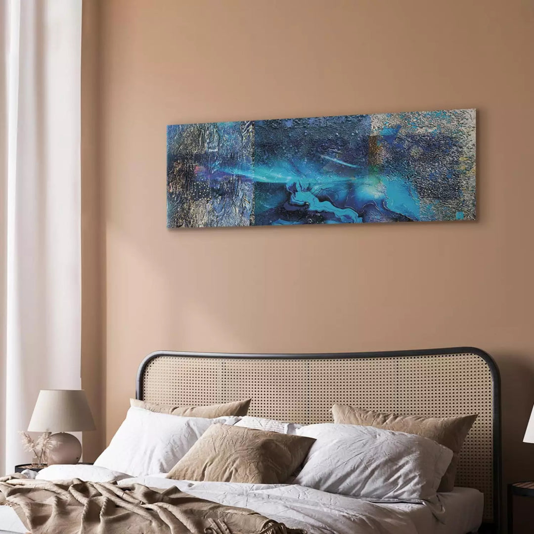 Kanva ar abstrakciju zilā krādā - Manas domas (x 1), 127475