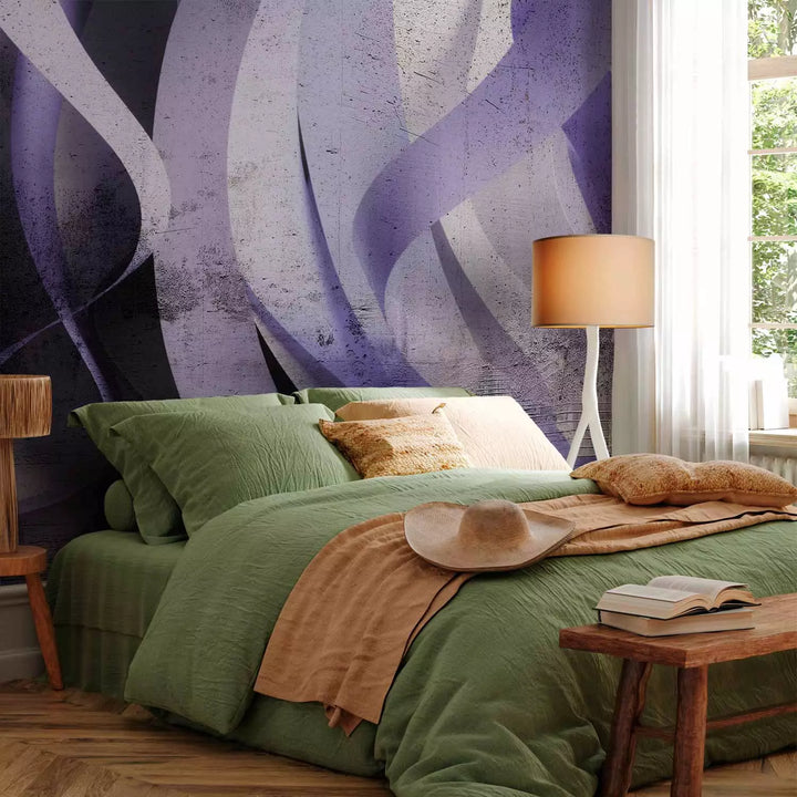 Fototapetes - Kompozīcija ar abstrakciju, kurā attēloti viļņi, 138848