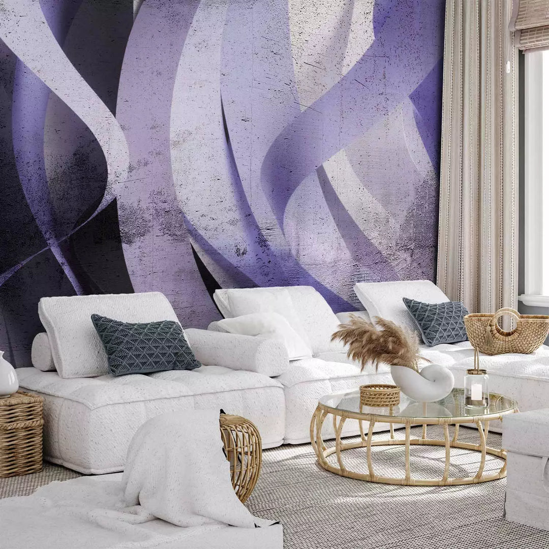 Fototapetes - Kompozīcija ar abstrakciju, kurā attēloti viļņi, 138848