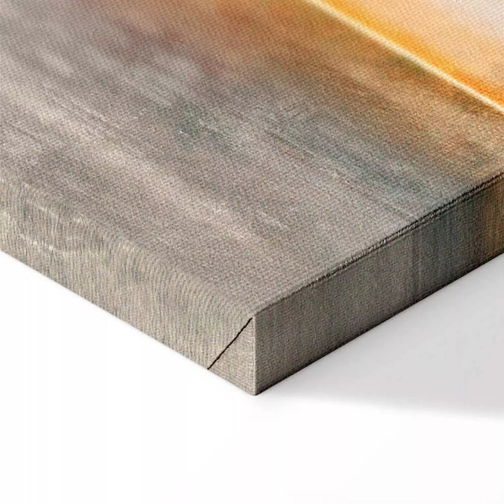 Kanva - Jūras ainava - minimālistisks saulriets ar nobružātu tekstūru, 143783