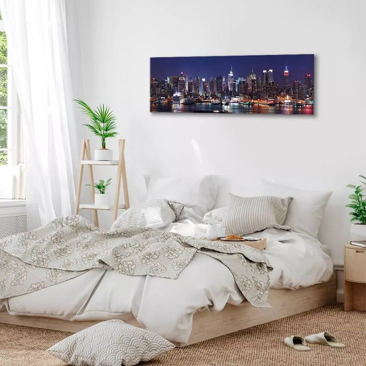 Kanva ar lielpilsētu naktī - Nakts dzīve Ņujorkā, 149076