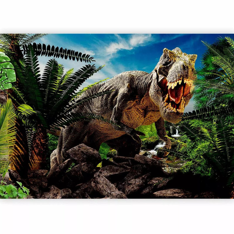 350x256 cm, Fototapetes bērnu istabai - Dinozaurs T-rex, 🚀ātra piegāde G-ART