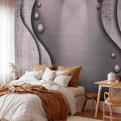 3D Wall Murals with abstract background in purple toos - 97147 G -art