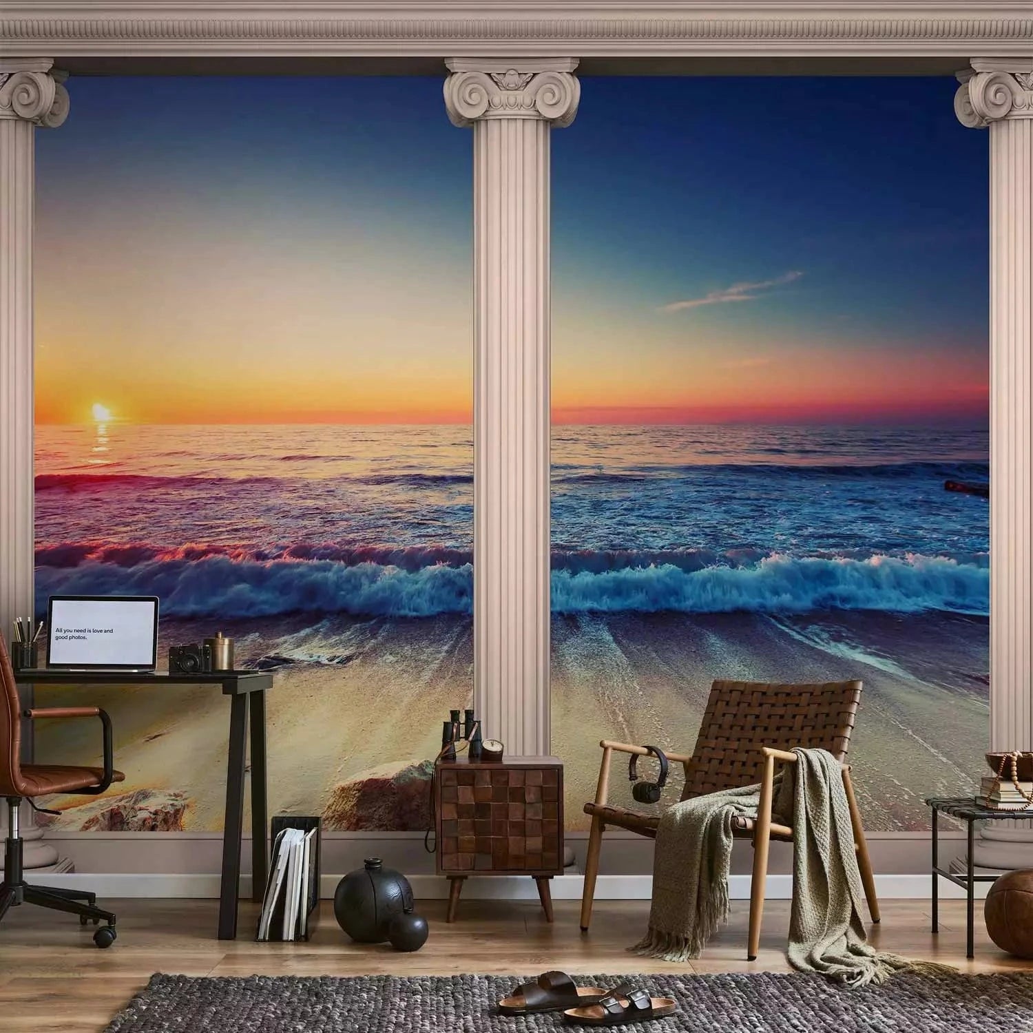 3D fototapetes ar jūru - Jūras vārti, 90604 Tapetenshop.lv