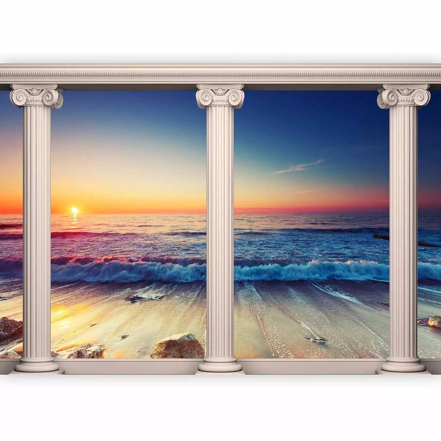 3D fototapetes ar jūru - Jūras vārti, 90604 Tapetenshop.lv