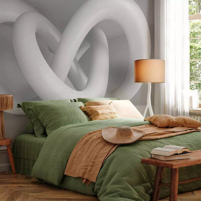 3D Wall Murals with perspective - White wave - 97038 - buy online G-ART