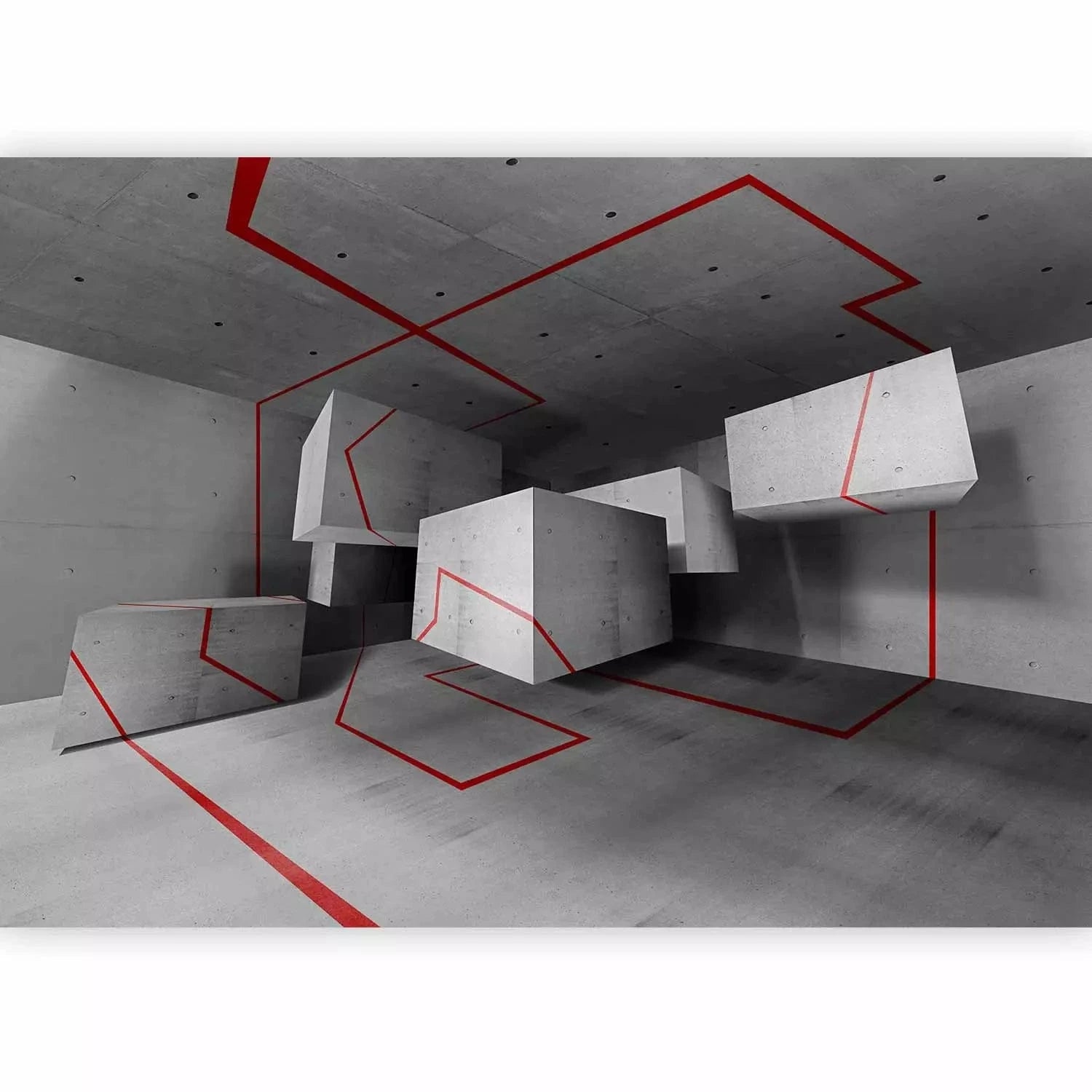 3D fototapetes - Sarkana trase, 97035 Tapetenshop.lv