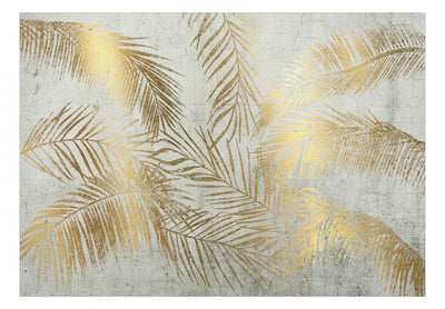 400x280 cm Fototapetes Zelta palmas - pirmais variants G-ART
