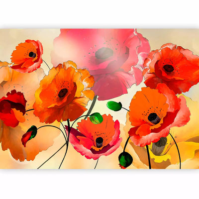 Wall Murals 60382 red poppones