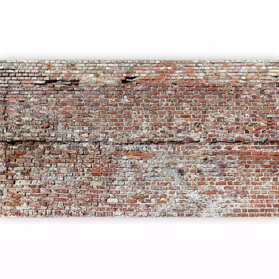 Cheap wide Wall Murals with brick wall, red-brown (500x280 cm) G-ART