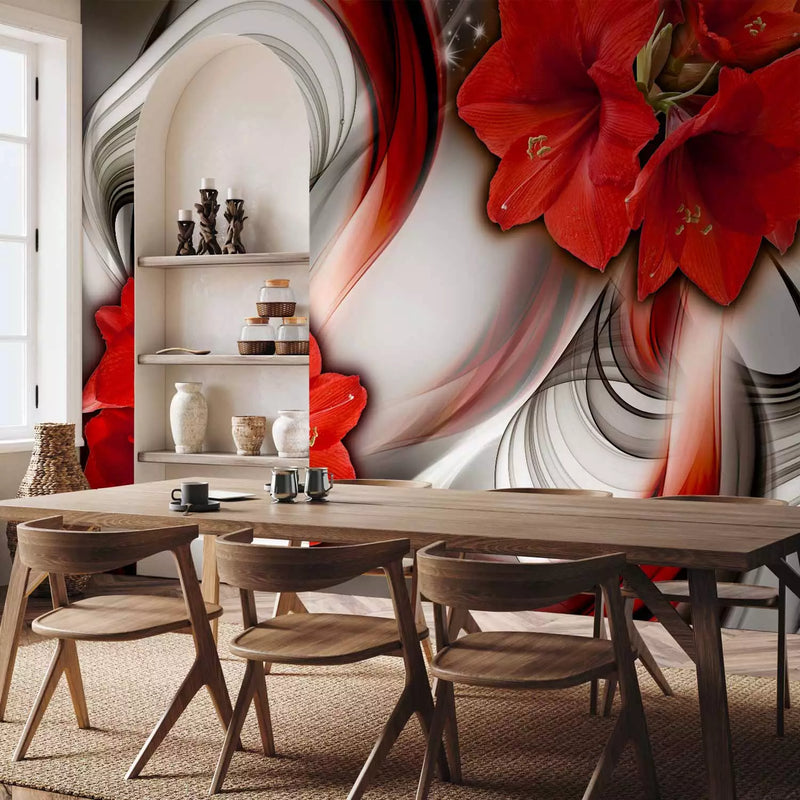 Wall Murals 64769 amarillis - red ballad