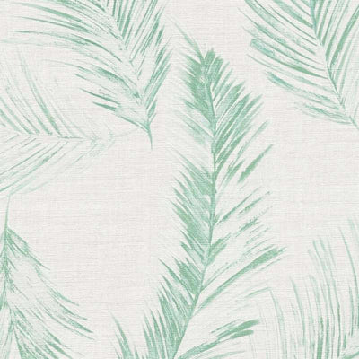 Wallpaper with feathers in watercolor style - blue, green, 1275064