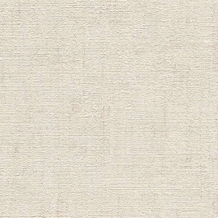 Plain non-woven wallpaper with natural linen texture | cream - 3007652