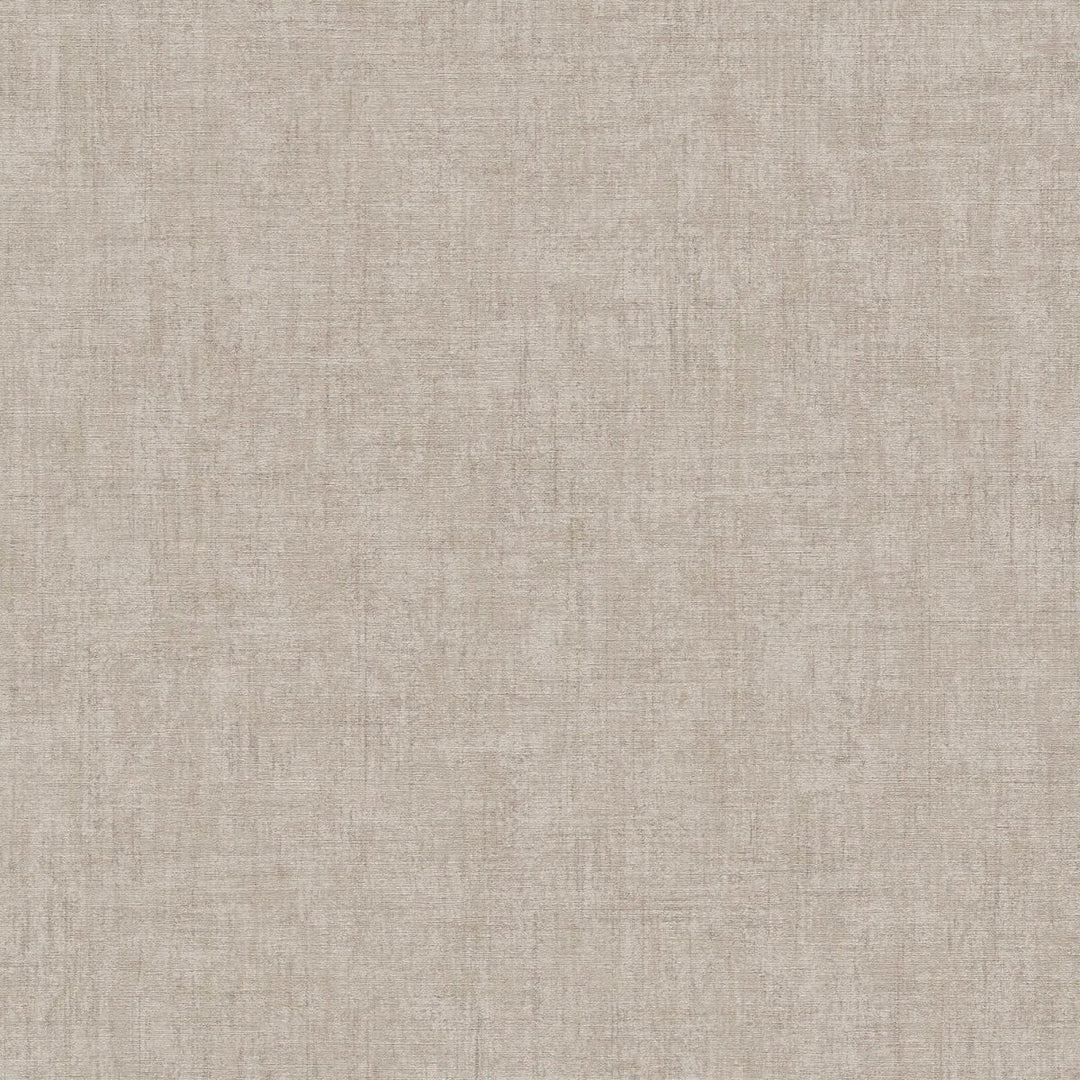 Plain non-woven wallpaper with natural linen texture | gray - 3007654