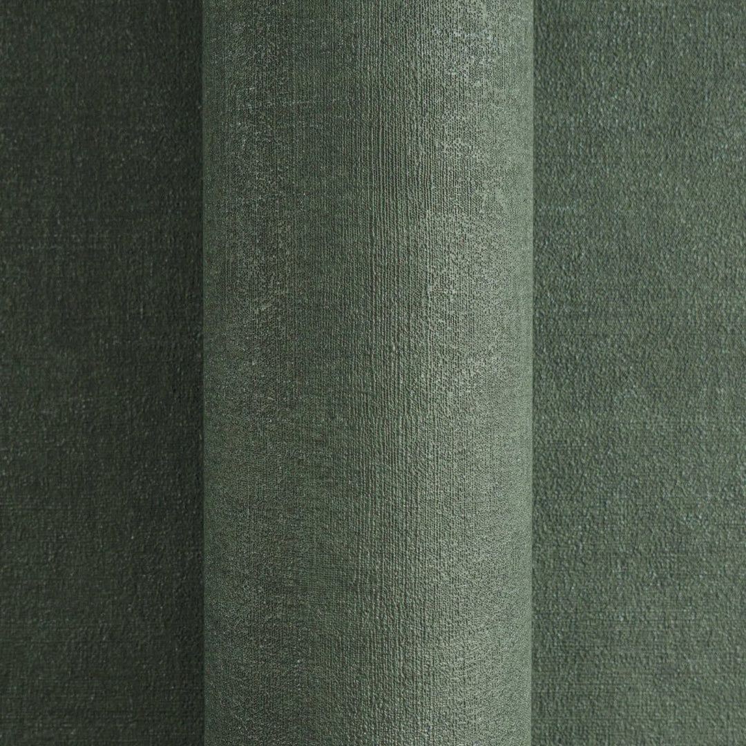 Vienkrāsainas tapetes ar smalku auduma izskatu un maigu mirdzuma efektu | tumši zaļā - 3007660