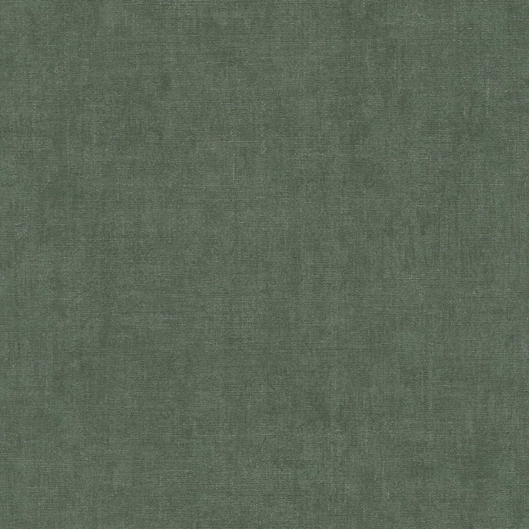 Vienkrāsainas tapetes ar smalku auduma izskatu un maigu mirdzuma efektu | tumši zaļā - 3007660