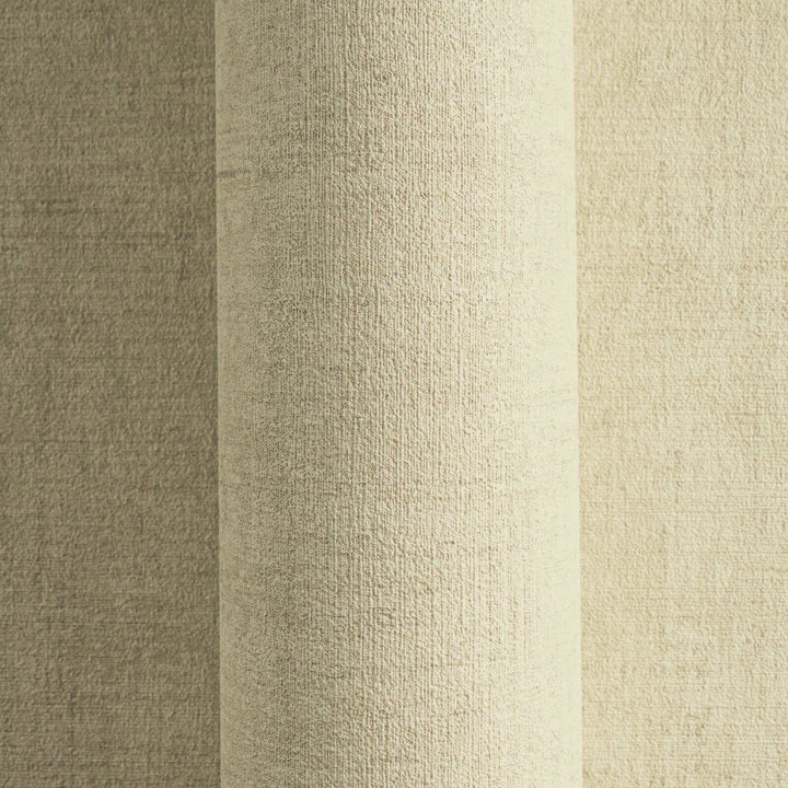 Vienkrāsainas tapetes maigā krāsu gamā ar dabiska auduma izskatu | bēšā - 3007661