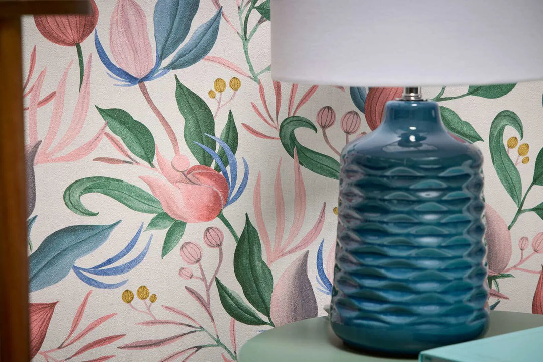 Neaustas tapetes rotaļīgās krāsās ar augļiem | daudzkrāsainas - 3010141