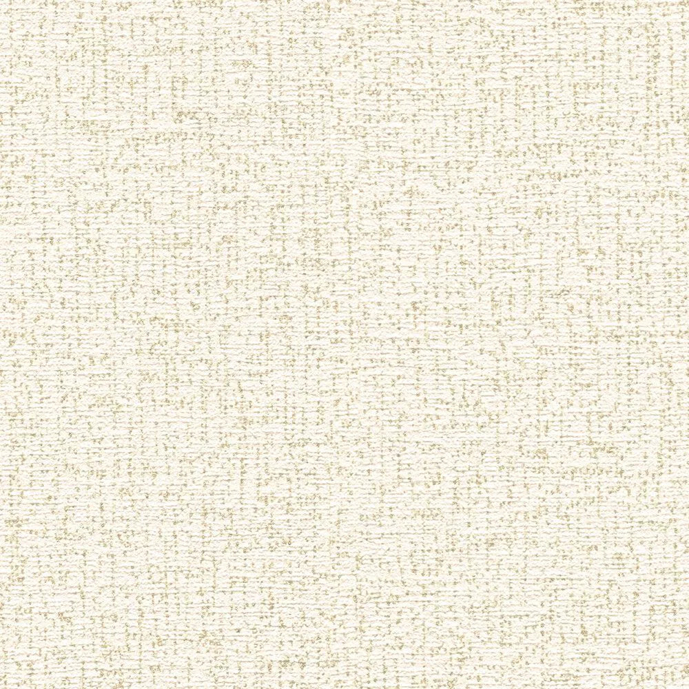 Neaustas tapetes ar maigu virsmas tekstūru | silti baltā, krēmkrāsā, zelta - 3010174