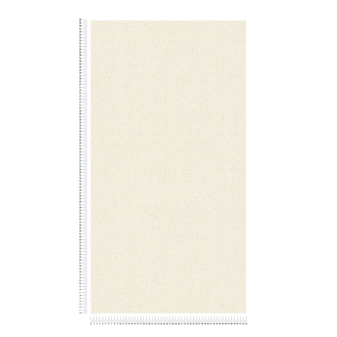 Neaustas tapetes ar maigu virsmas tekstūru | silti baltā, krēmkrāsā, zelta - 3010174