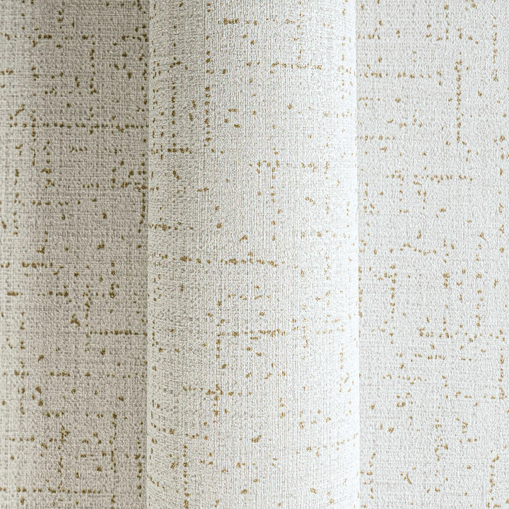 Neaustas tapetes ar elegantu mirdzošu tekstūru siltos gaišos toņos - 3010214