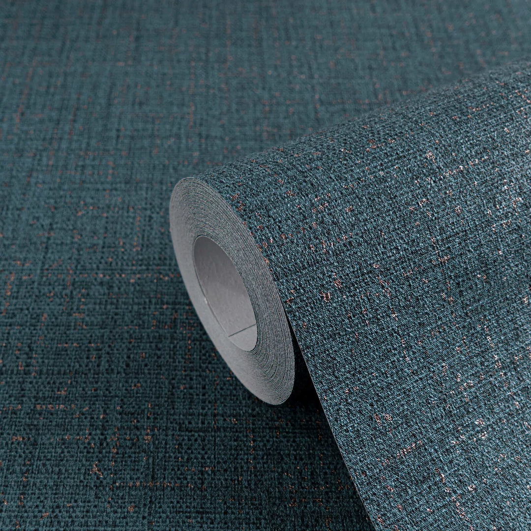 Augstākās kvalitātes neaustas tapetes ar zīdainu, mirdzošu tekstūru | tumši zilā - 3010222