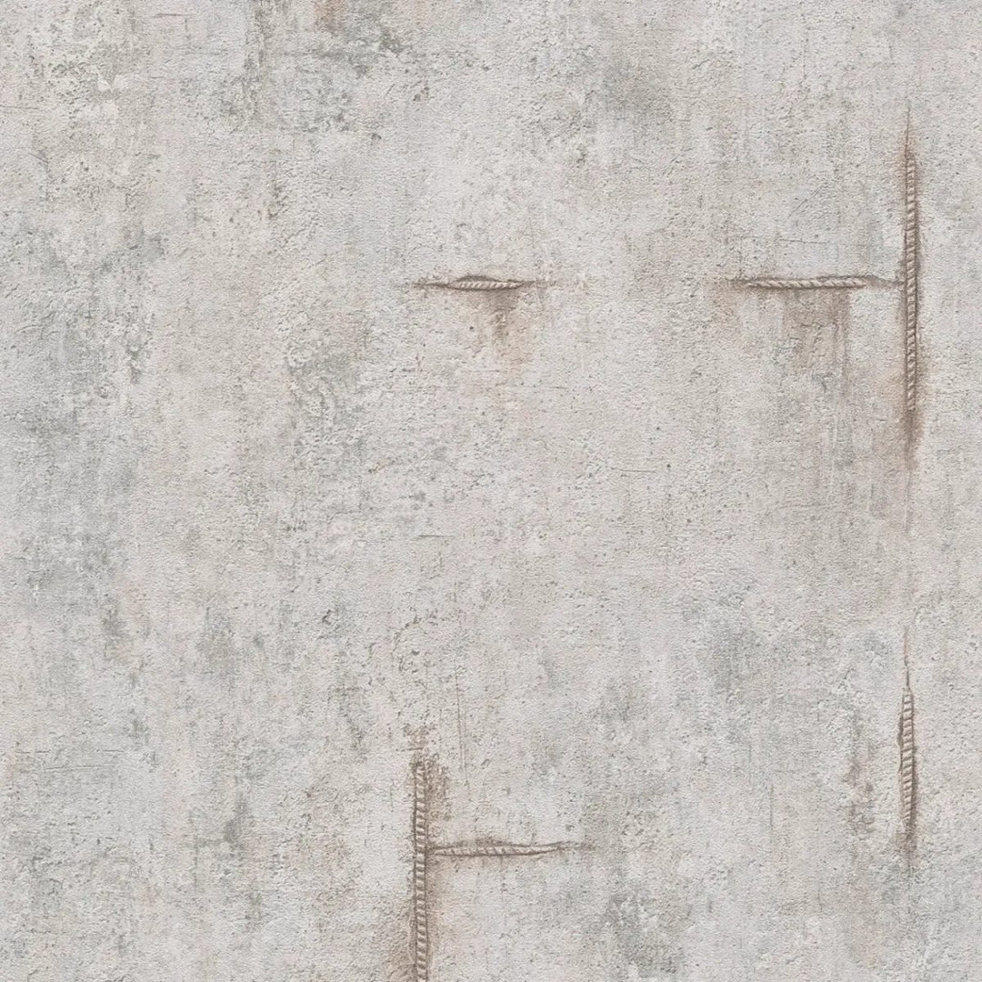 Neaustas tapetes modernam industriālajam stilam | pelēkā - 3010504